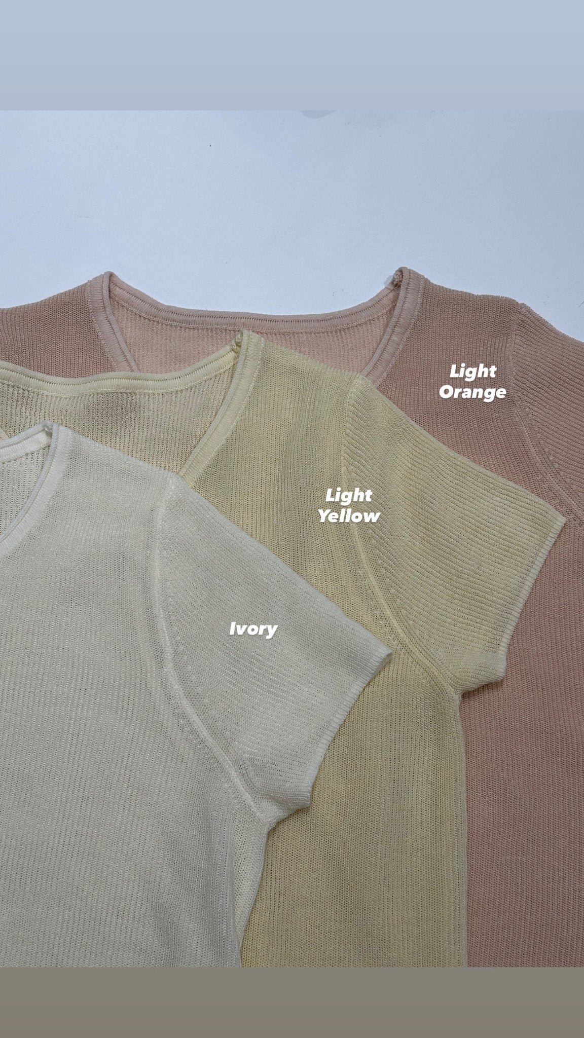 Relaxing Tie Knit Top (30Apr-2May $268, 之後批發價$298）