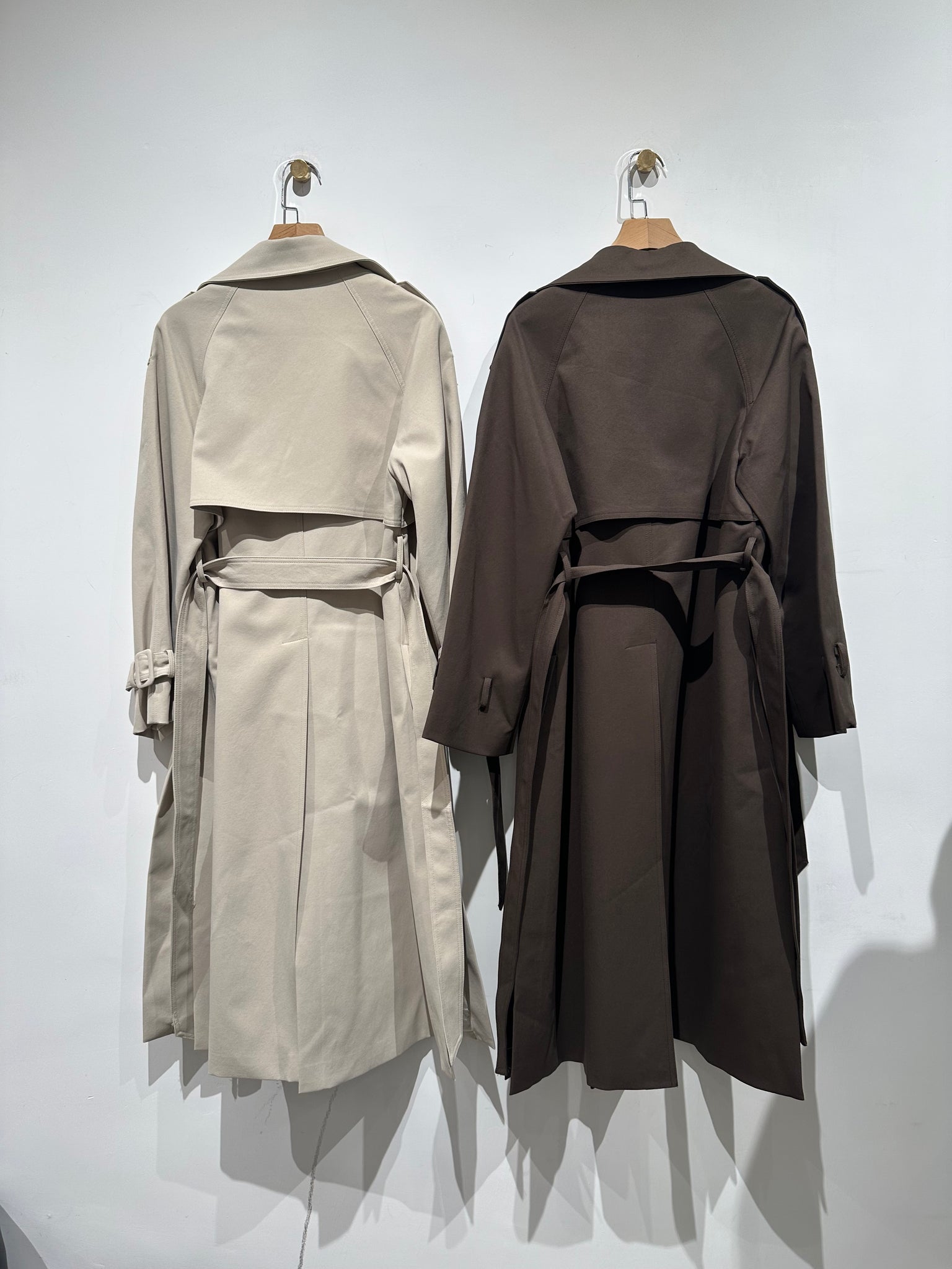 Deluxe Slit Classic Trench Coat