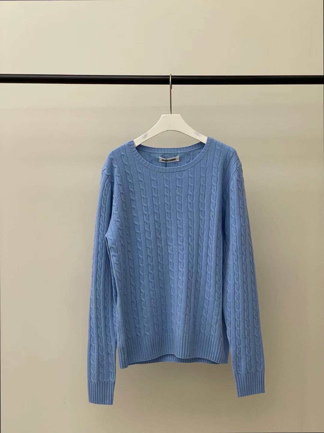 Soft Colour Cable Knit Top