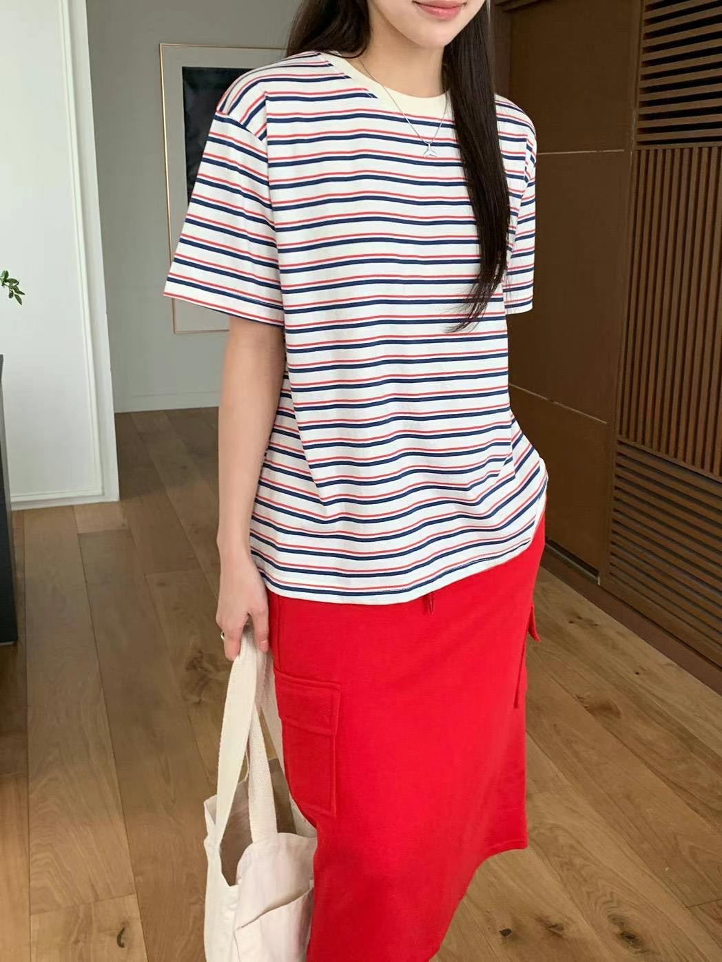 Colour Stripe Tee (加購$168）