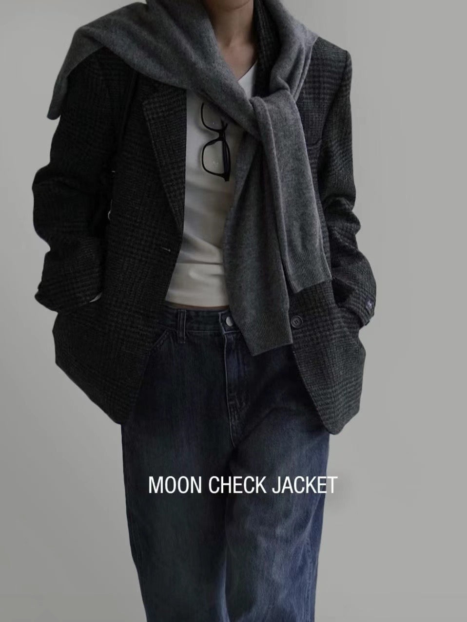 Moon Check Blazer