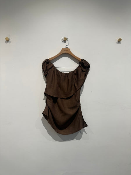 Off Shoulder Linen Top (9-11Jul 超抵價$298, 之後批發價$348)