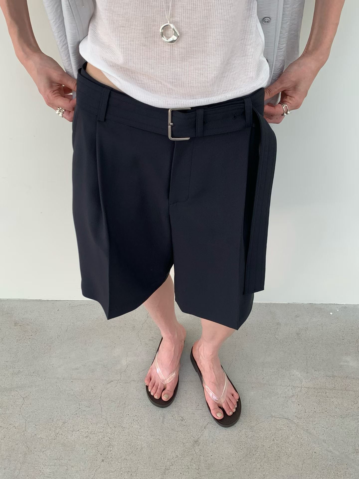Must Buy Quality Belt Summer Shorts