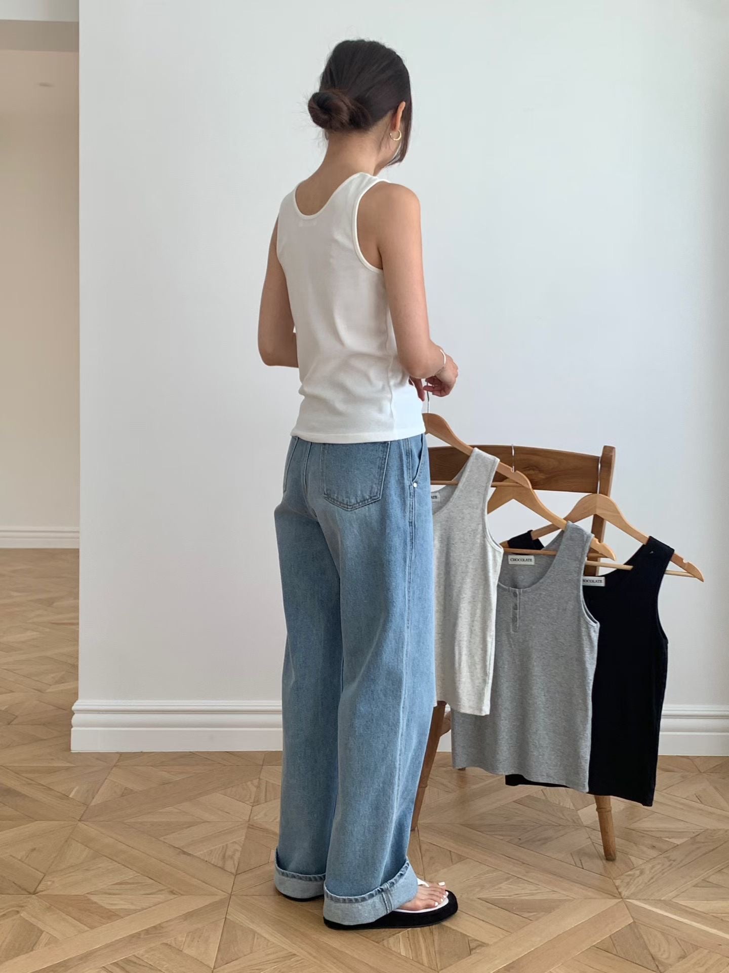 summer Button Vest