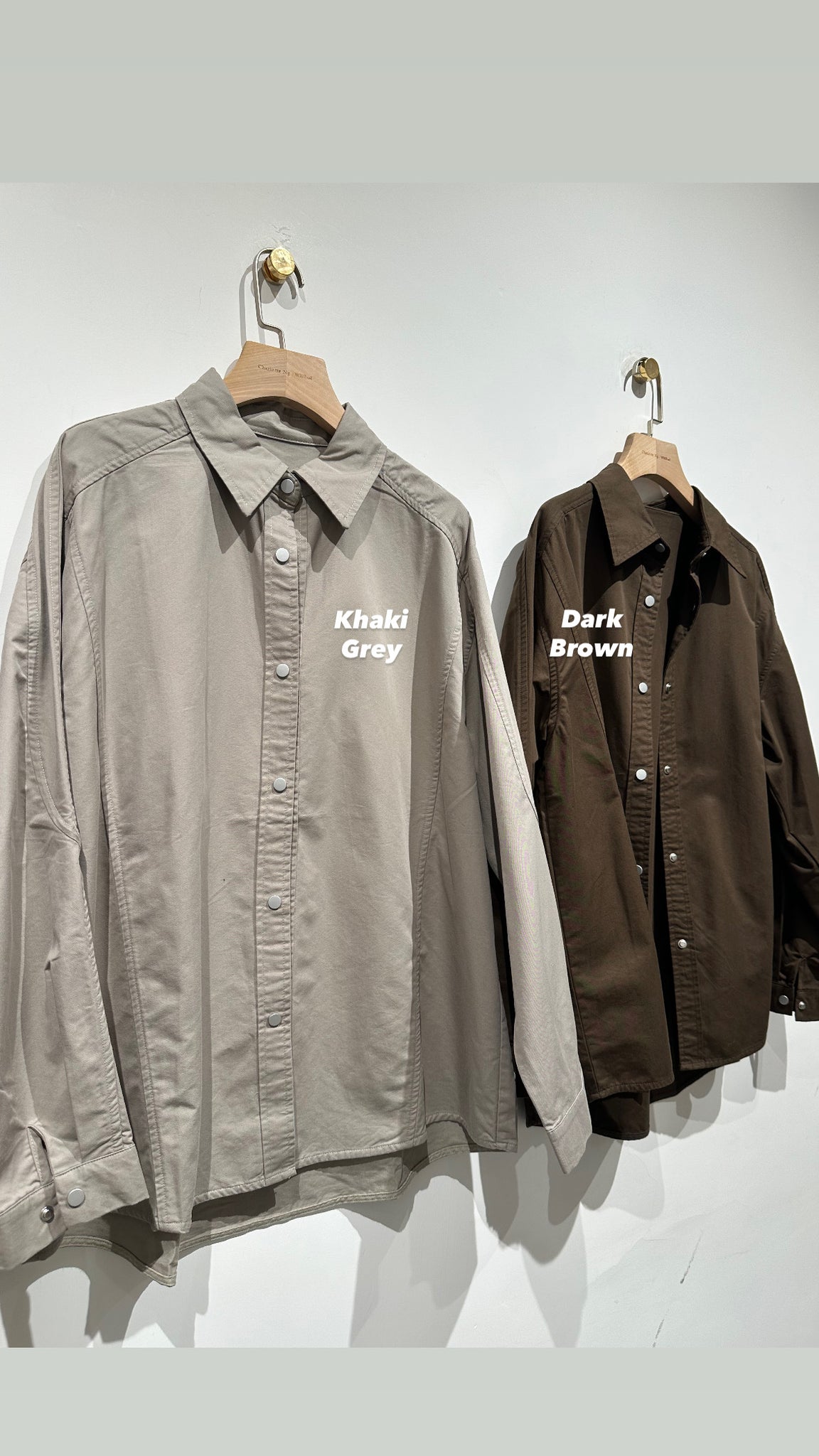 Snap Button Seam Shirt