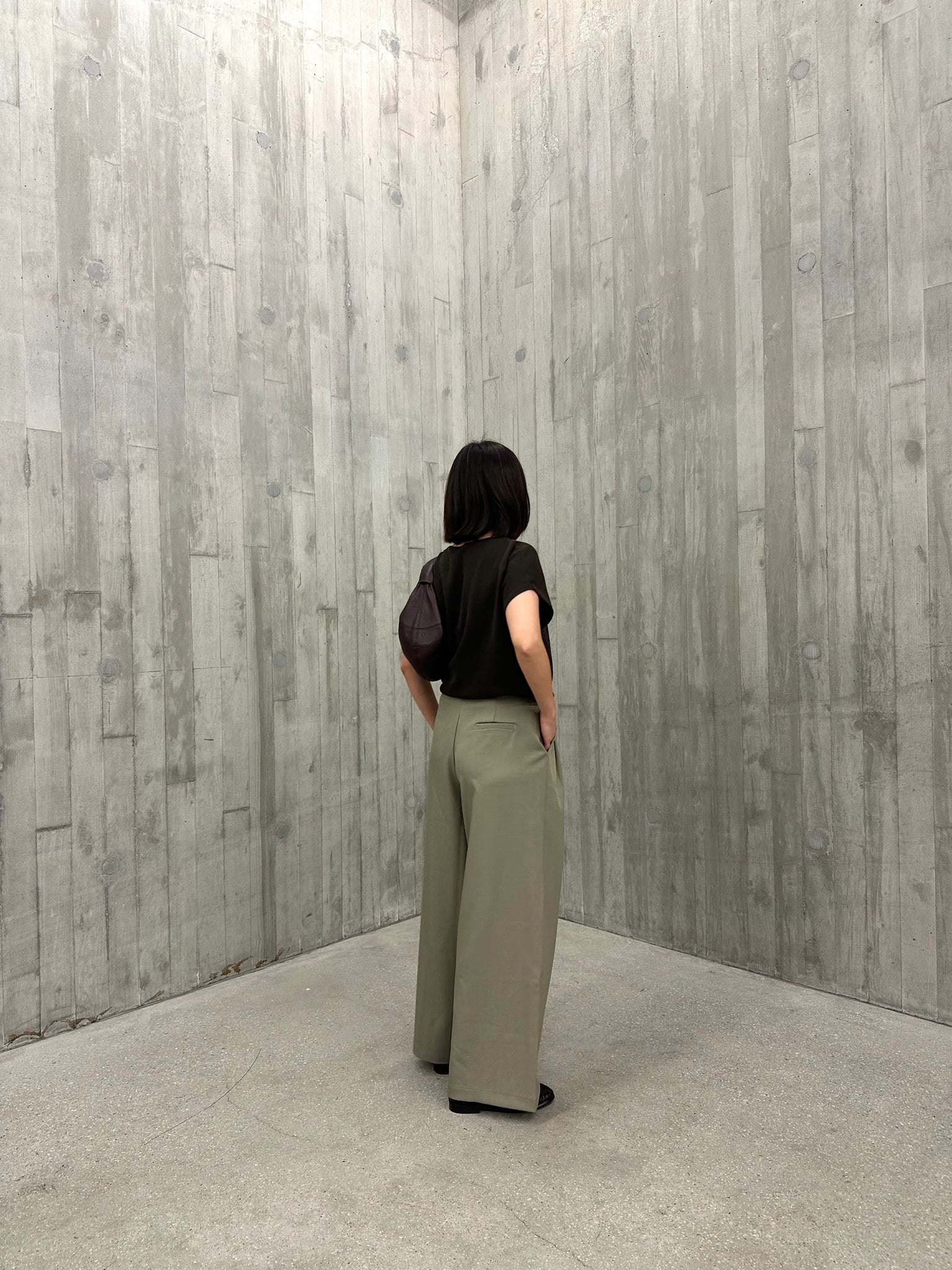 Daily Wide Leg Tailor Pants