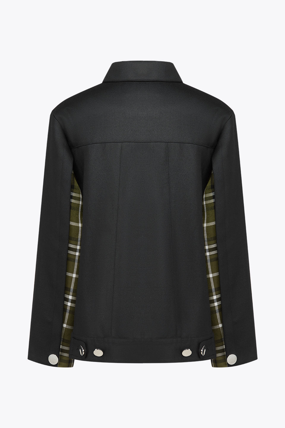 Plaid Inner Layer Wool Jacket