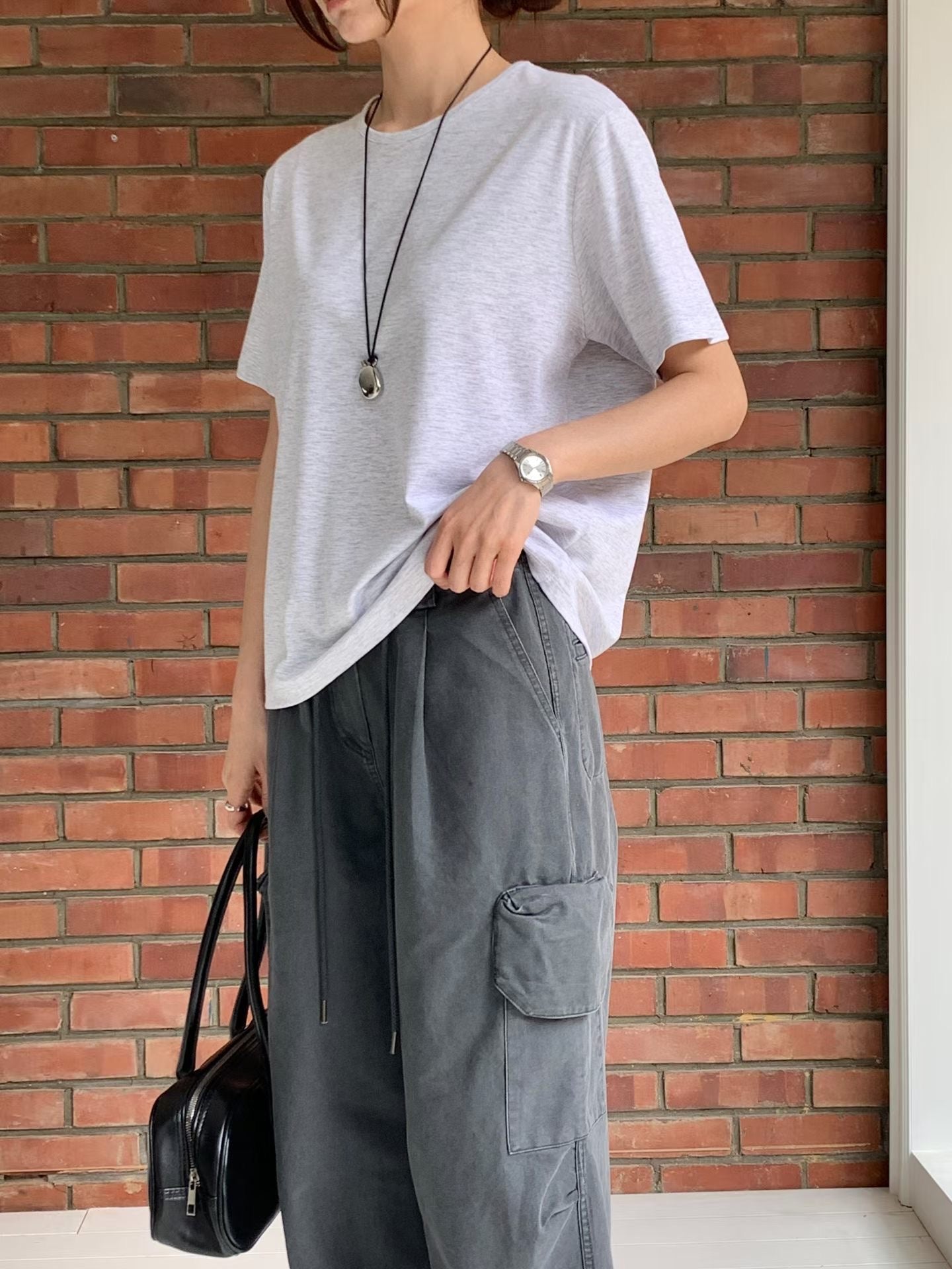 Back Seam Oversize Tee (加購$178)