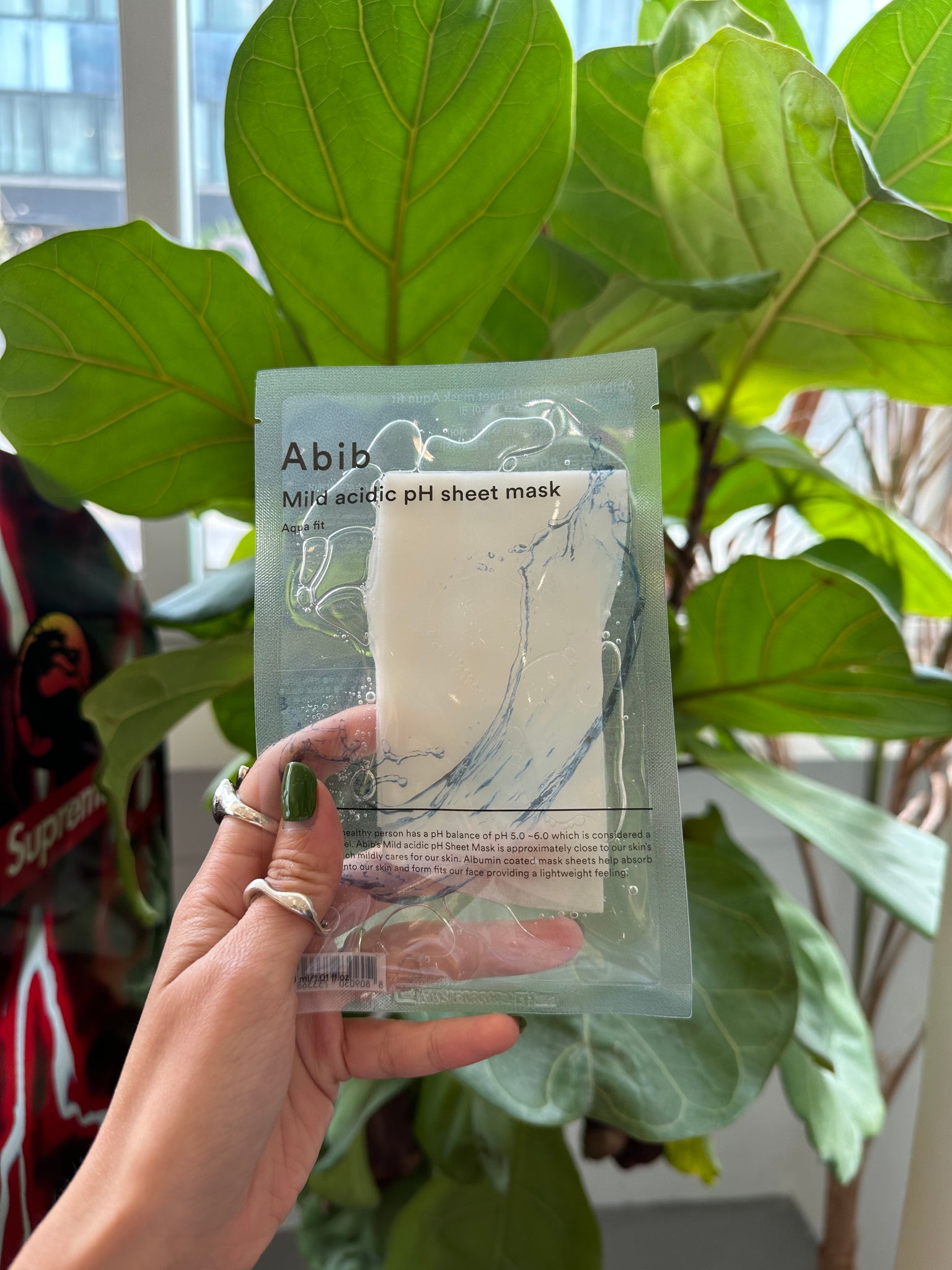 Abib Mild acidic pH sheet mask Aqua fit x 5pcs