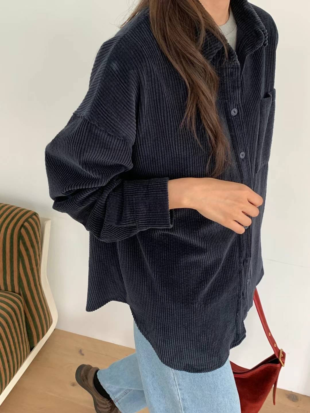 Corduroy Oversize Shirt