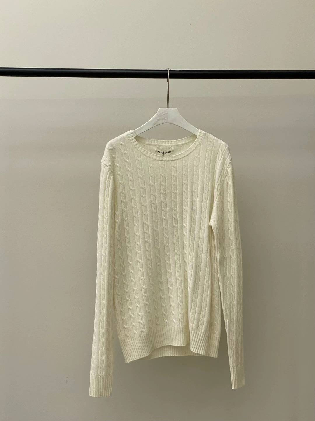 Soft Colour Cable Knit Top