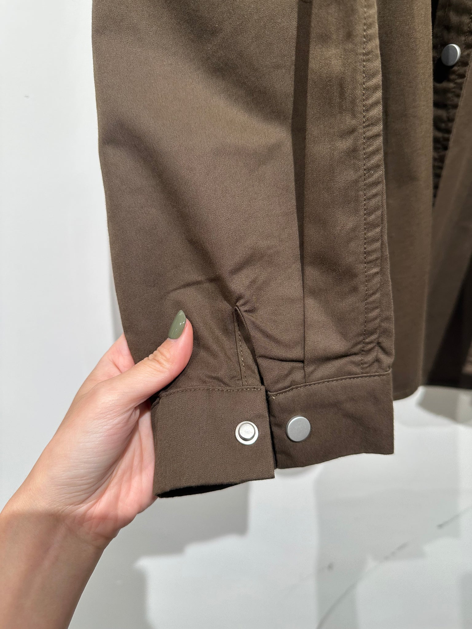 Snap Button Seam Shirt