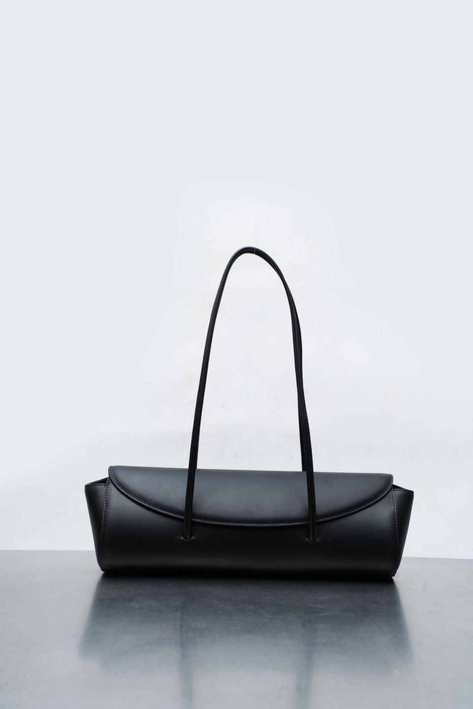 Genuine Leather Baguette Bag