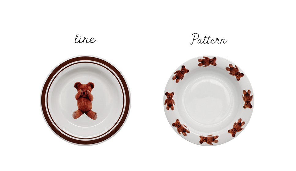 Hug Bear Deep Plate- line