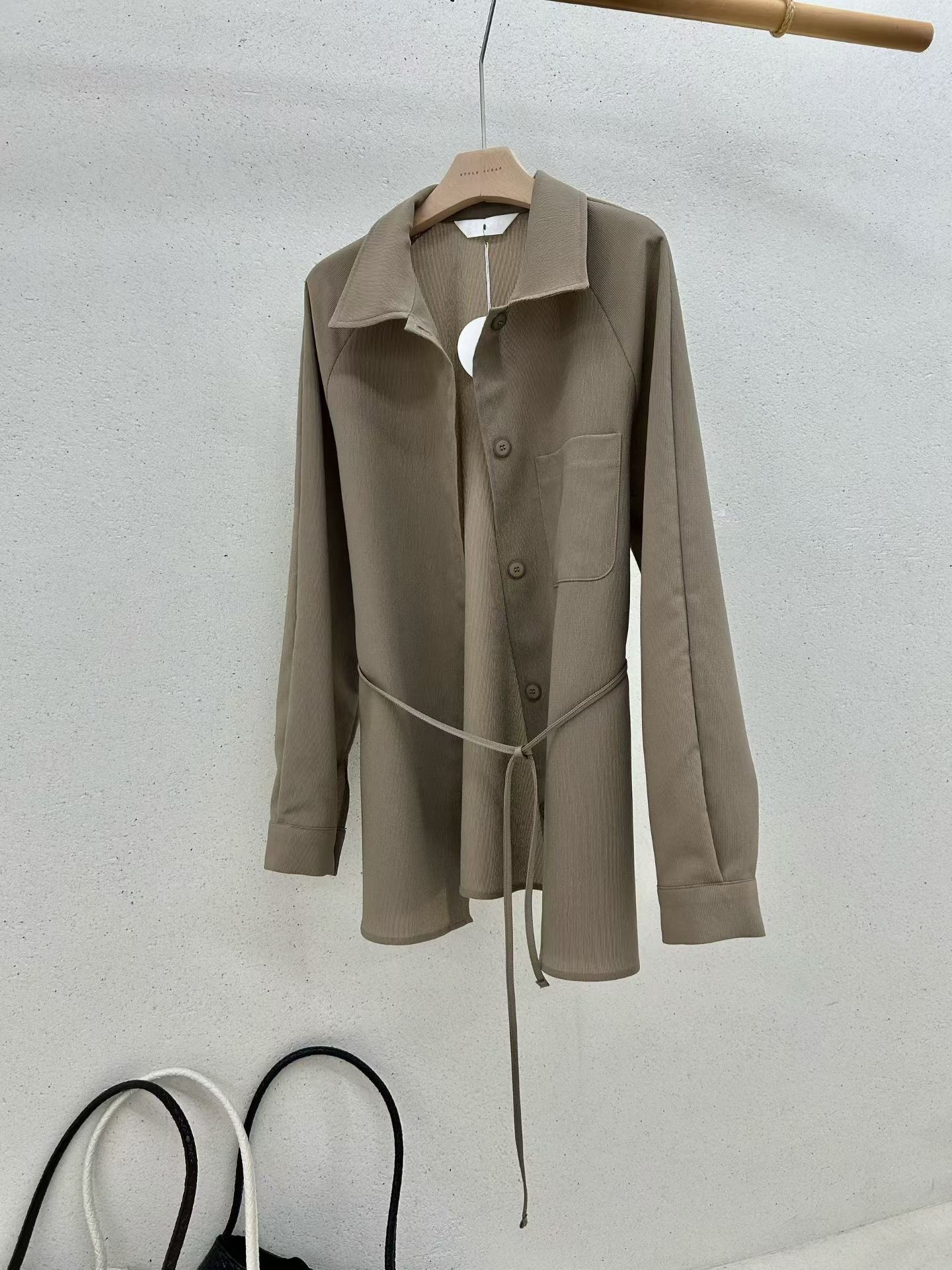 Textured Shirt Jacket