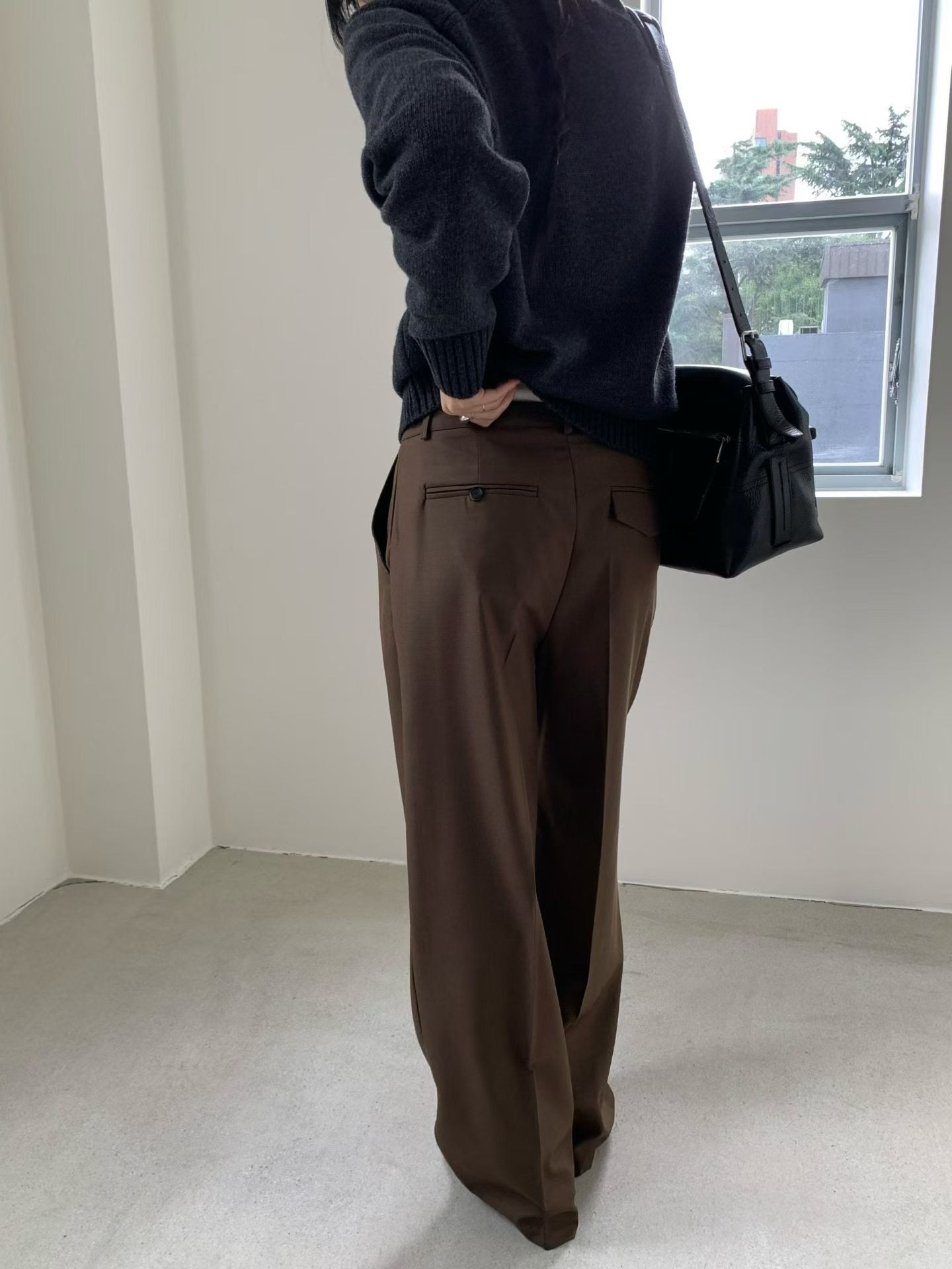 Asymmetric Back Pocket Tailor Pants (9-11Sep超抵價$468, 之後批發價$498)