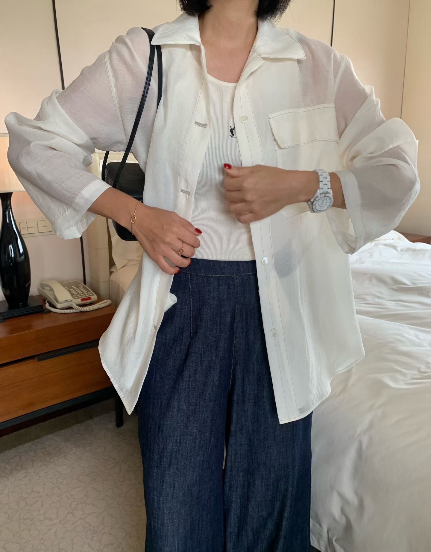 Pocket See Through Jacket (31Jul-2Aug 超抵價$648, 之後批發價$698)
