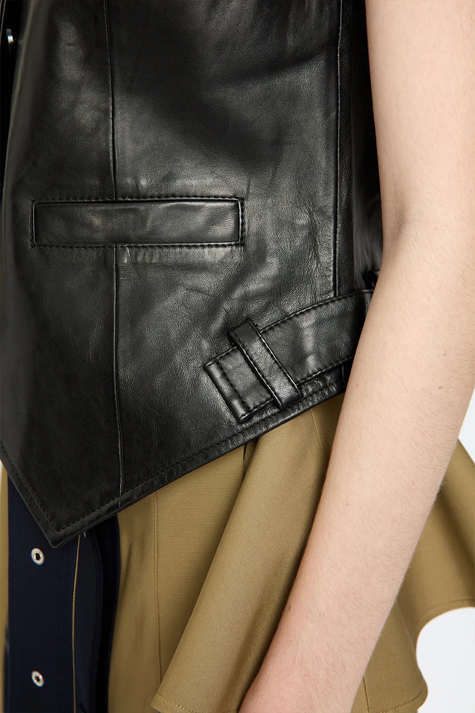 Tailored Leather Vest