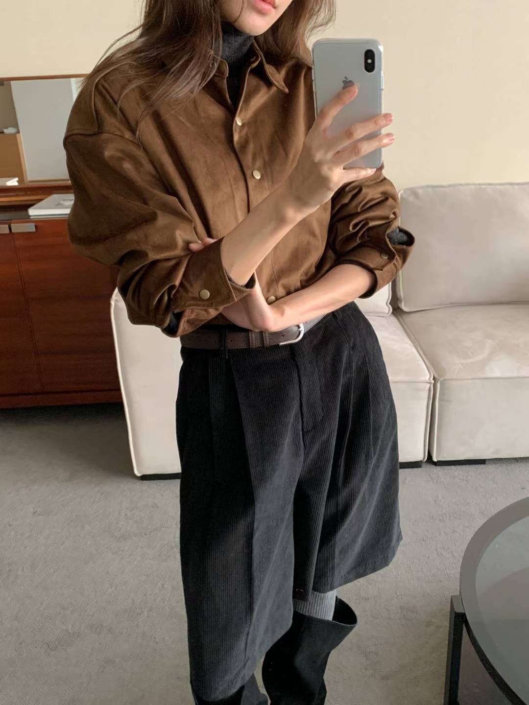 Corduroy Bermuda Shorts
