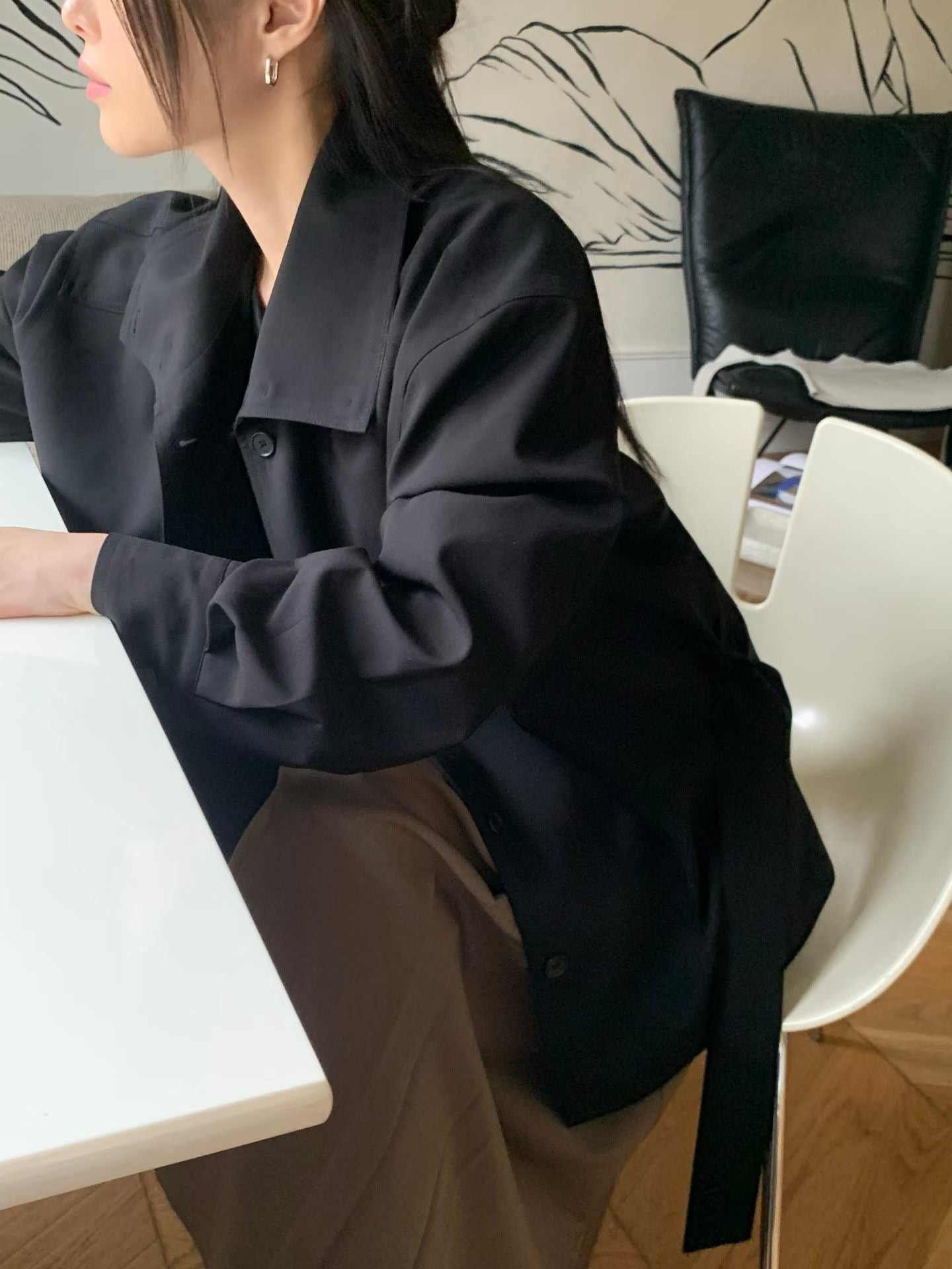 Deluxe High Neck Button Mid Trench Coat (9-11Sep超抵價$1188, 之後批發價$1288)