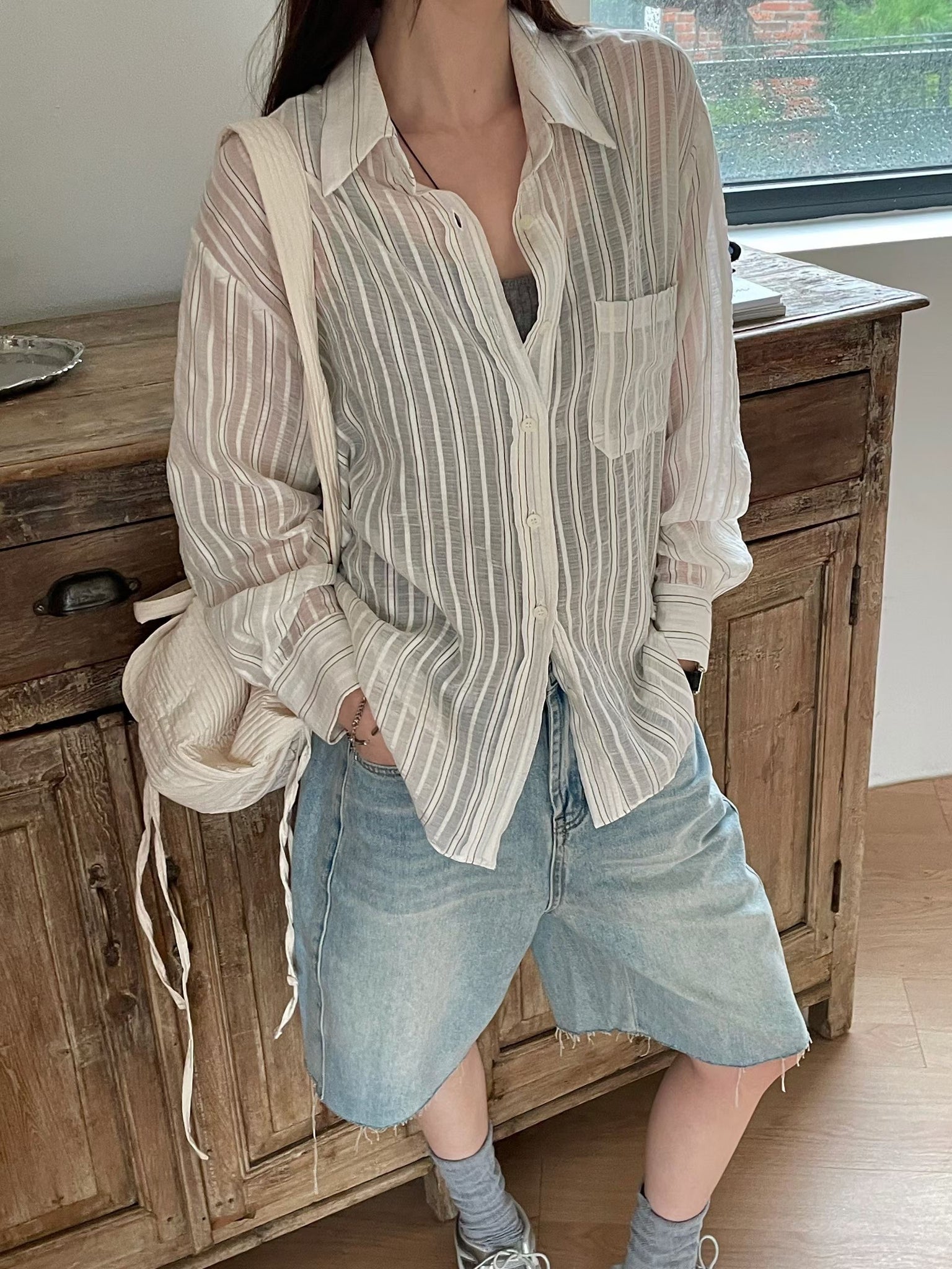 Summer Stripe Shirt (18-20Jul 超抵價$398, 之後批發價$448)