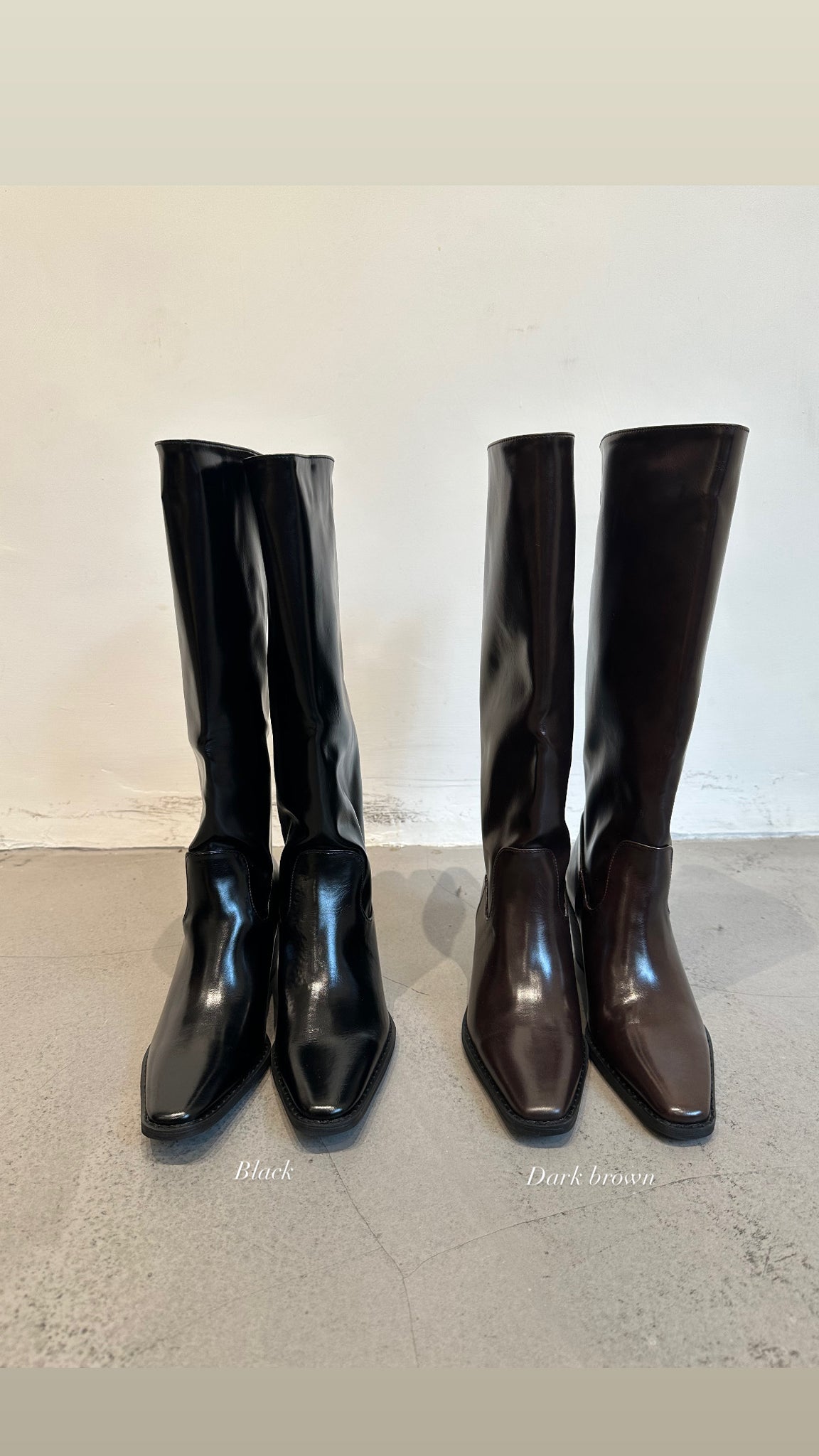 Daily Cool Pointed Long Boots (限時最抵價$568至今晚23:59, 15-17Oct超抵價$598, 之後批發價$698)
