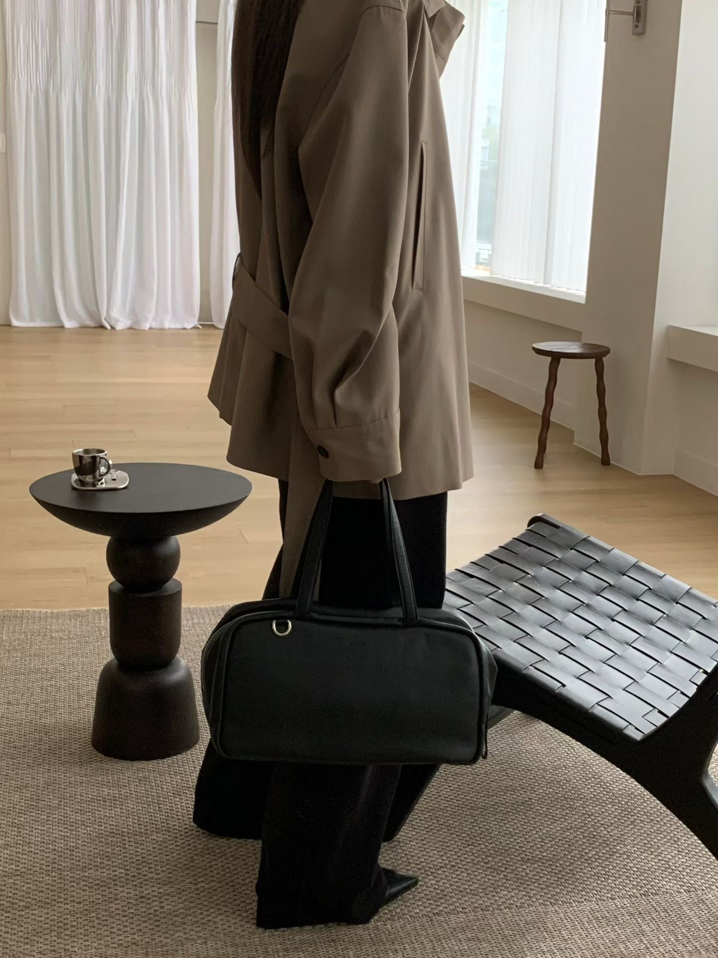 Deluxe High Neck Button Mid Trench Coat (9-11Sep超抵價$1188, 之後批發價$1288)