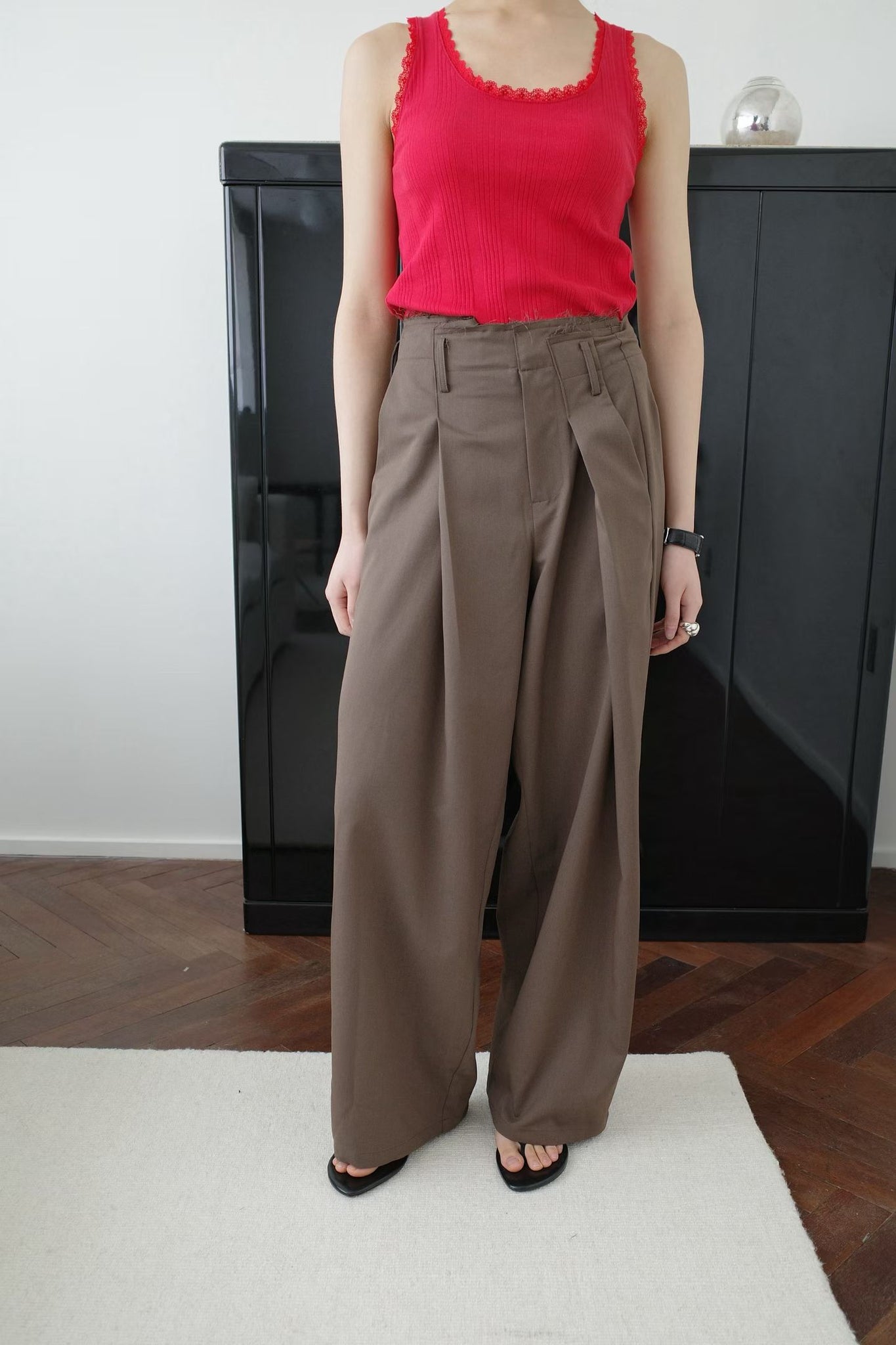 Designer Twisted Seam Tailor Pants