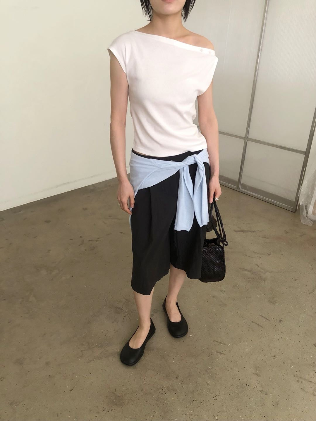 Button Single Shoulder Top (18-20Jul 超抵價$298, 之後批發價$328)