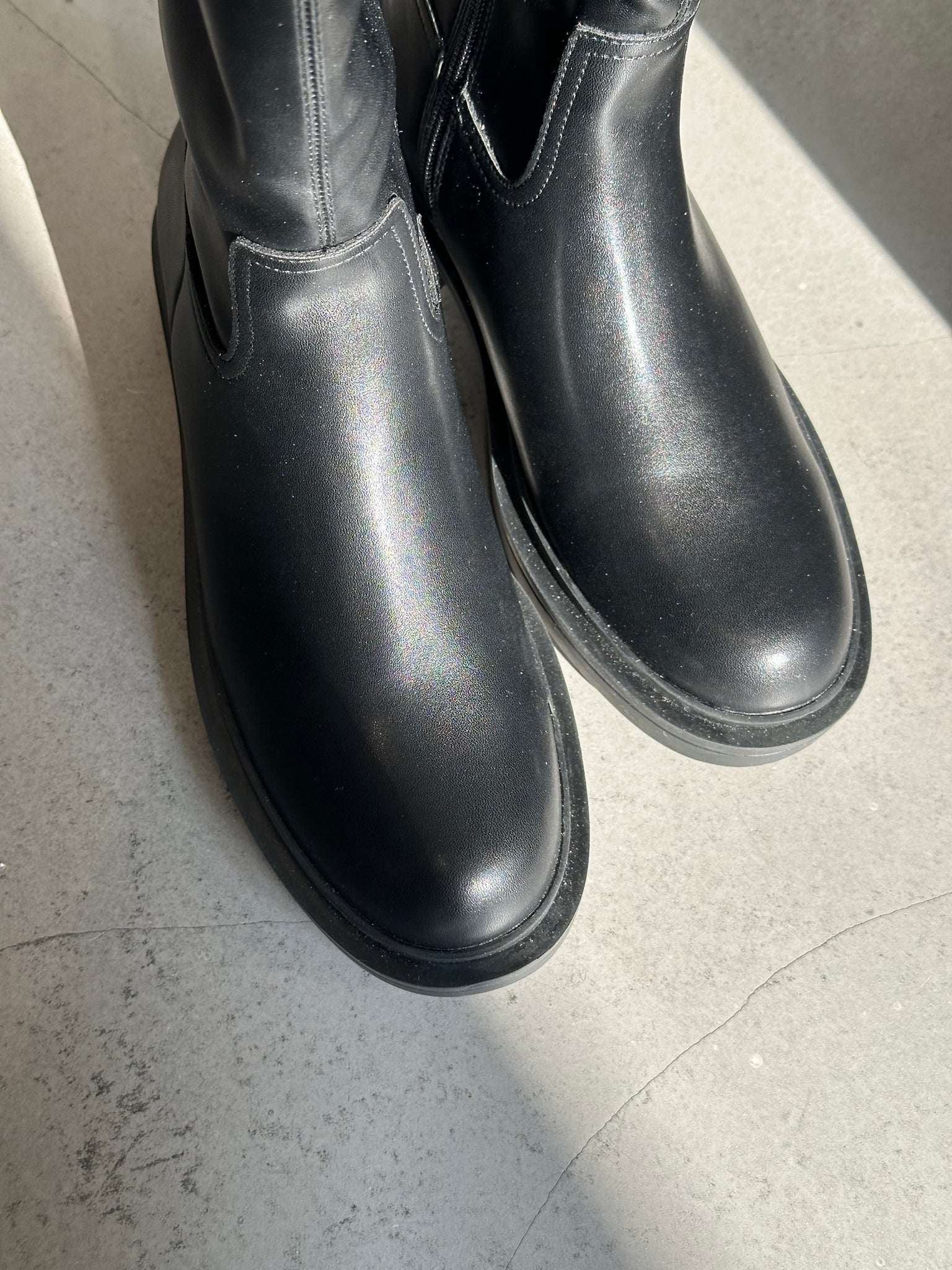 Comfy Daily Leather Long Boots (14-16Jan $568, 之後批發價$698）