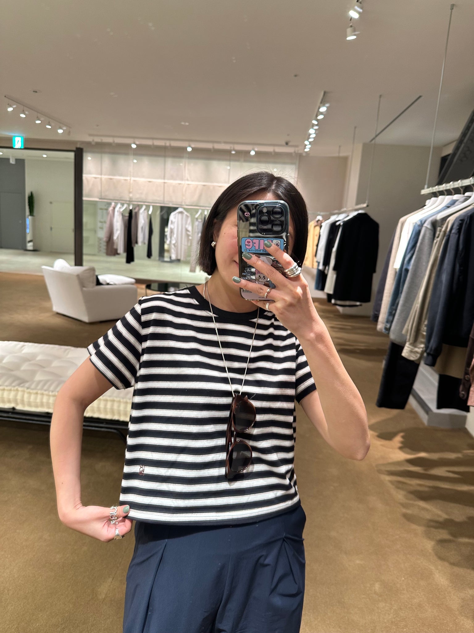 LYSM Cropped Stripe Tee (31Jul-2Aug 超抵價$268, 之後批發價$298)