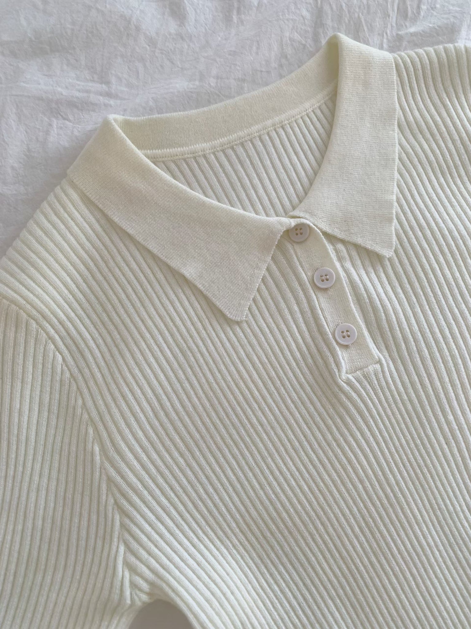 New Season Polo Knit Top