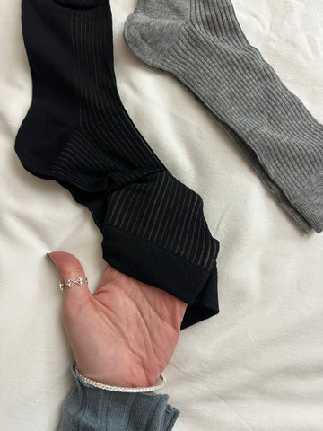 Ribbed Socks