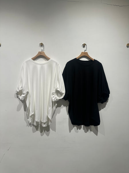 Elastic Band Sleeve Top