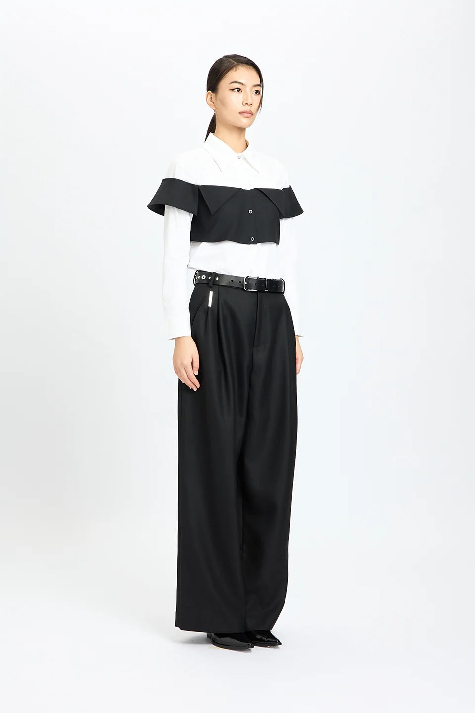 Timeless Pleated Wool Pants