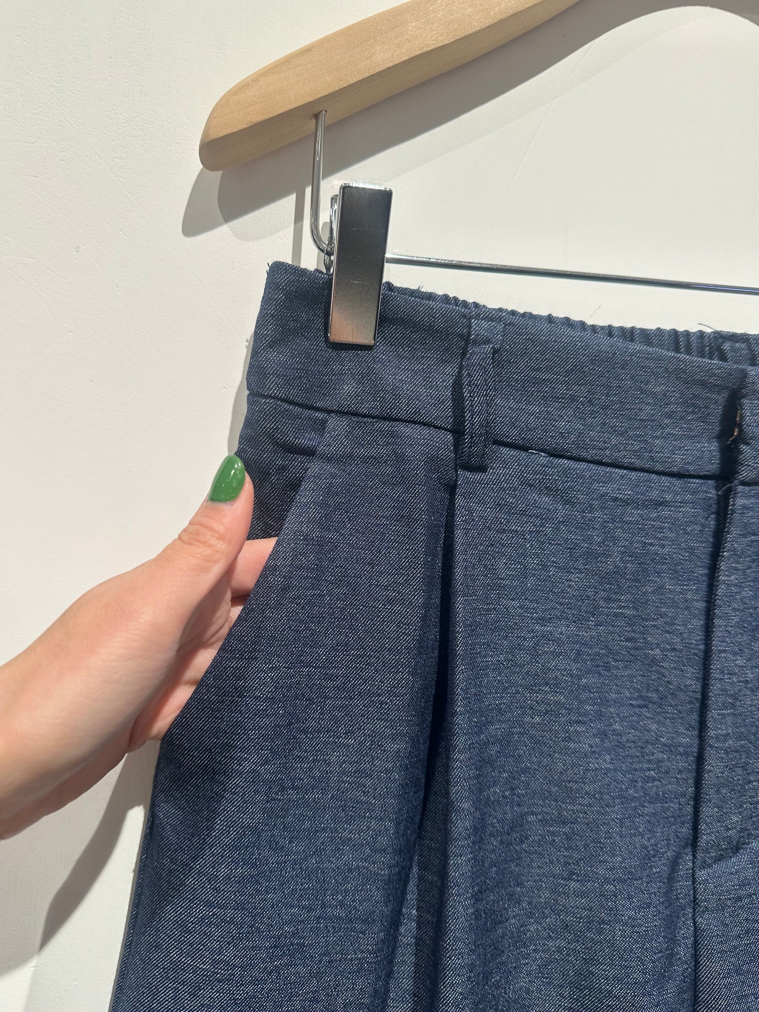 Thin Denim Waistcoat & Shorts Set