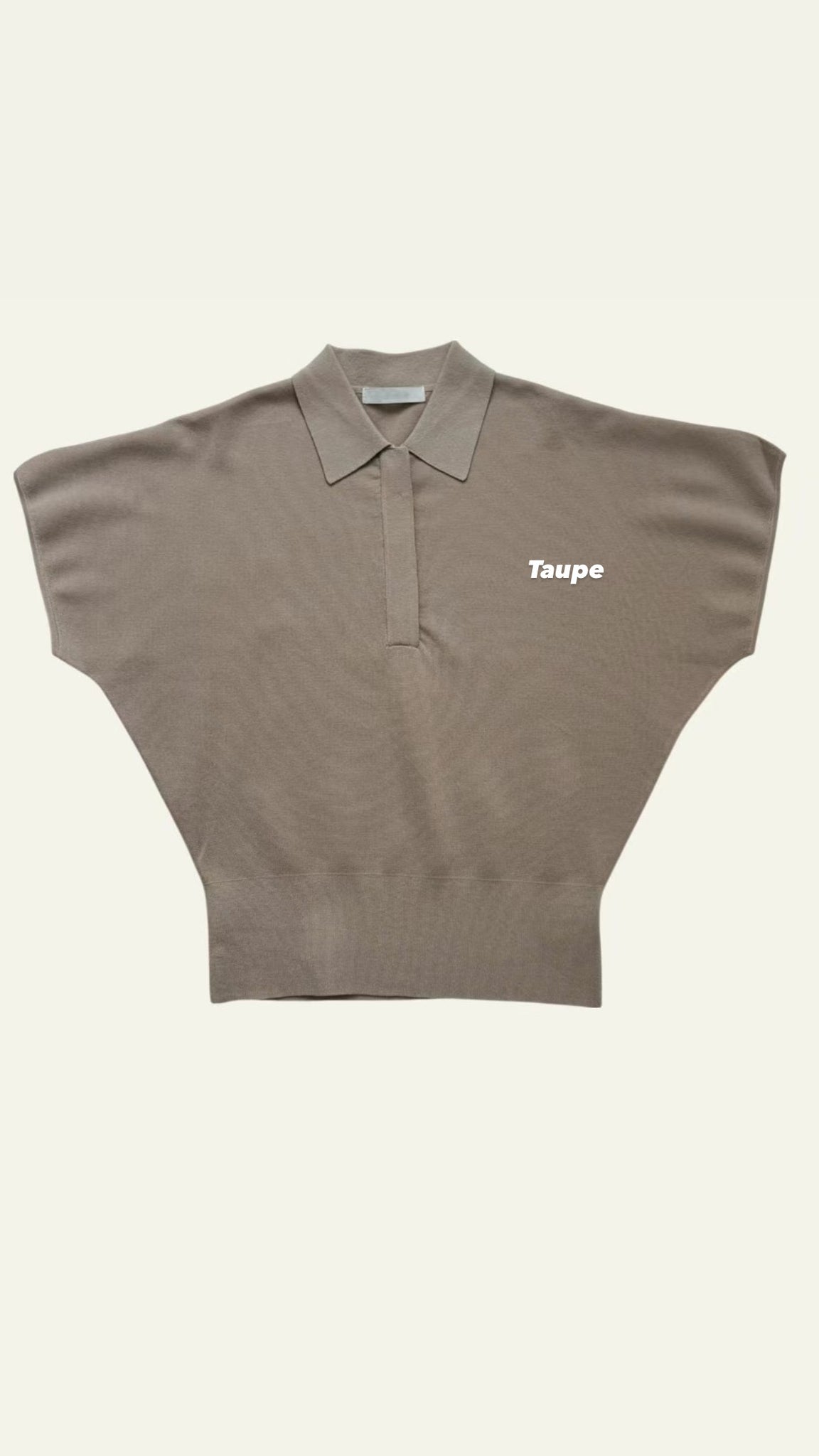 Premium Polo Knit Top