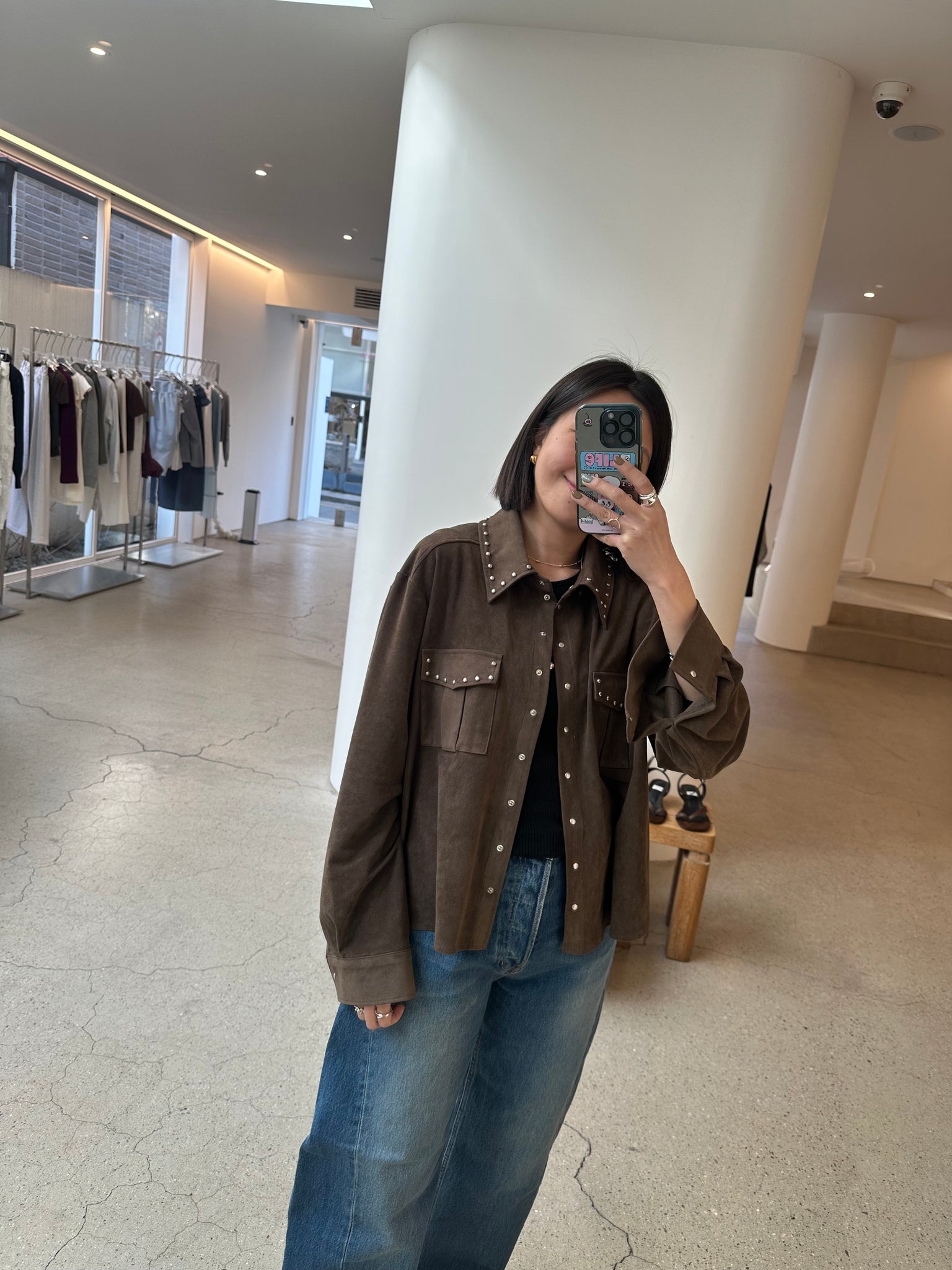 Must Buy Stud Suede Jacket