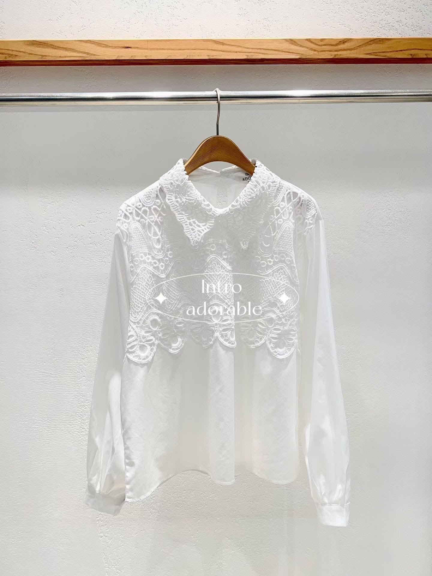 Lace Collar Top  (8-10Oct超抵價$368, 之後批發價$398)