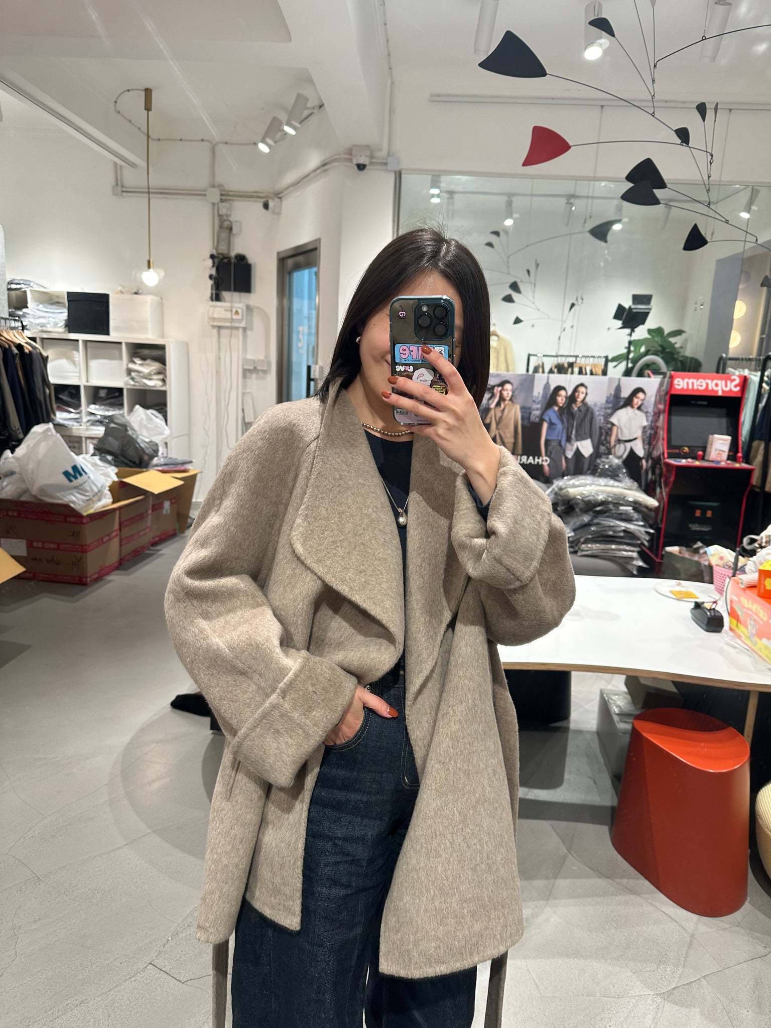 Stylish Handmade Wool Coat (10-12Dec $798, 之後批發價$998）