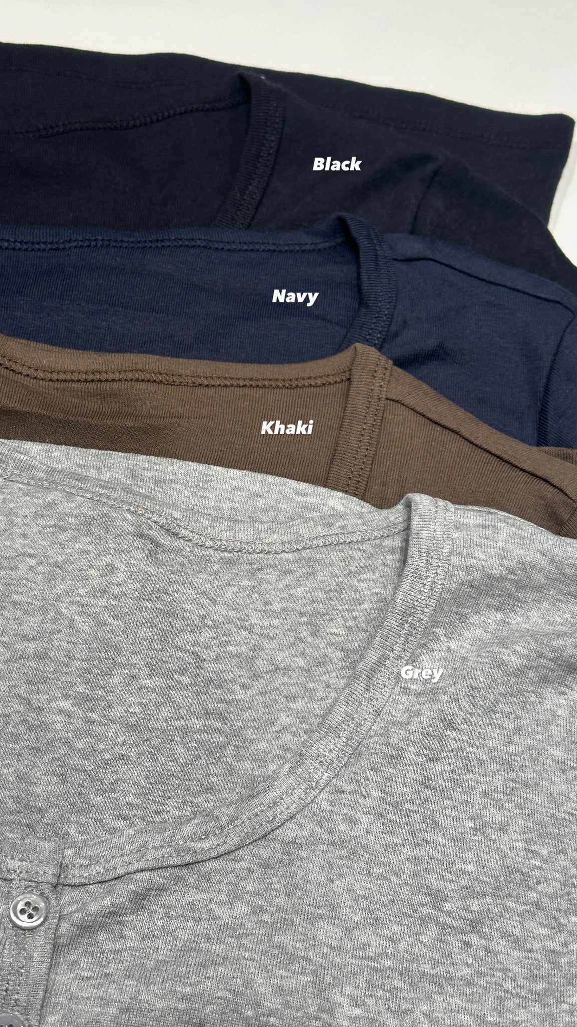 Slim Cut Button Tee  (24-27Jun 超抵價$168, 之後批發價$198)
