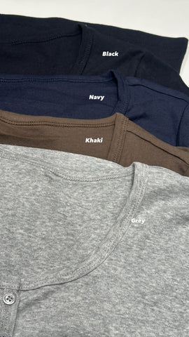 Slim Cut Button Tee  (24-27Jun 超抵價$168, 之後批發價$198)