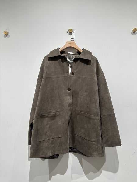 Button Suede Jacket  (8-10Oct超抵價$698, 之後批發價$798)