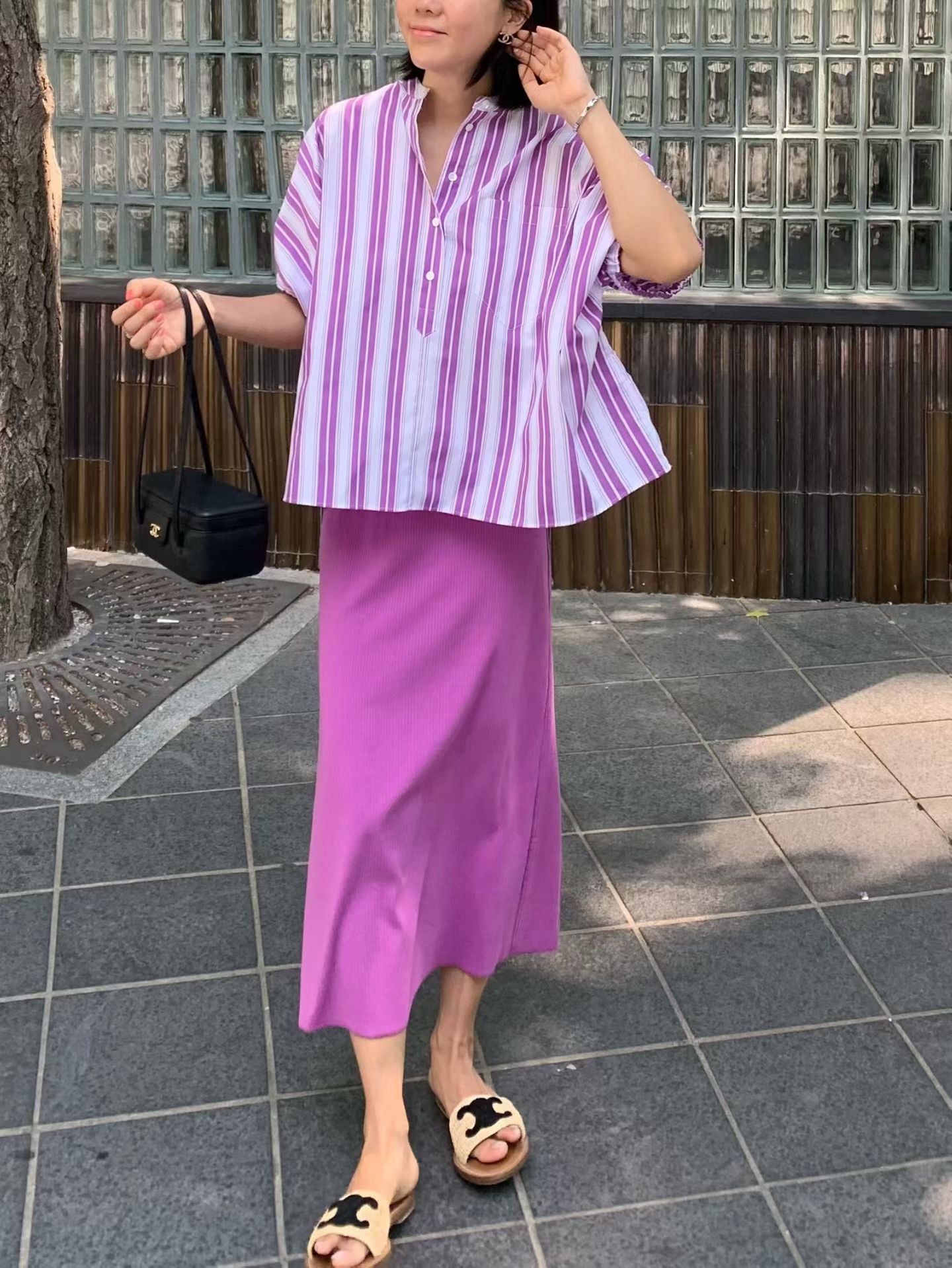 Colourful Stripe Short Sleeves Shirt (18-20Jul 超抵價$468, 之後批發價$498)