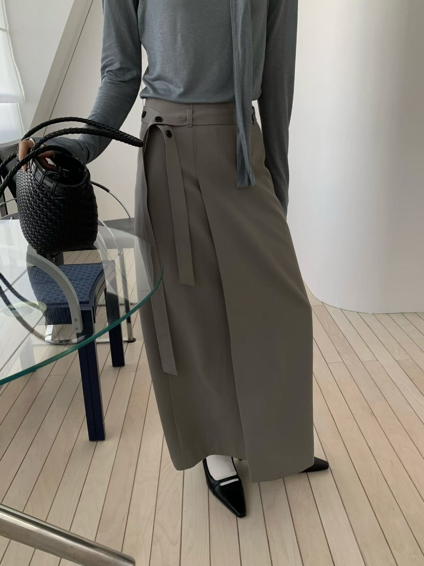 Stylish Button Skirt