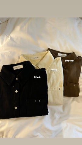 Corduroy Short Shirt