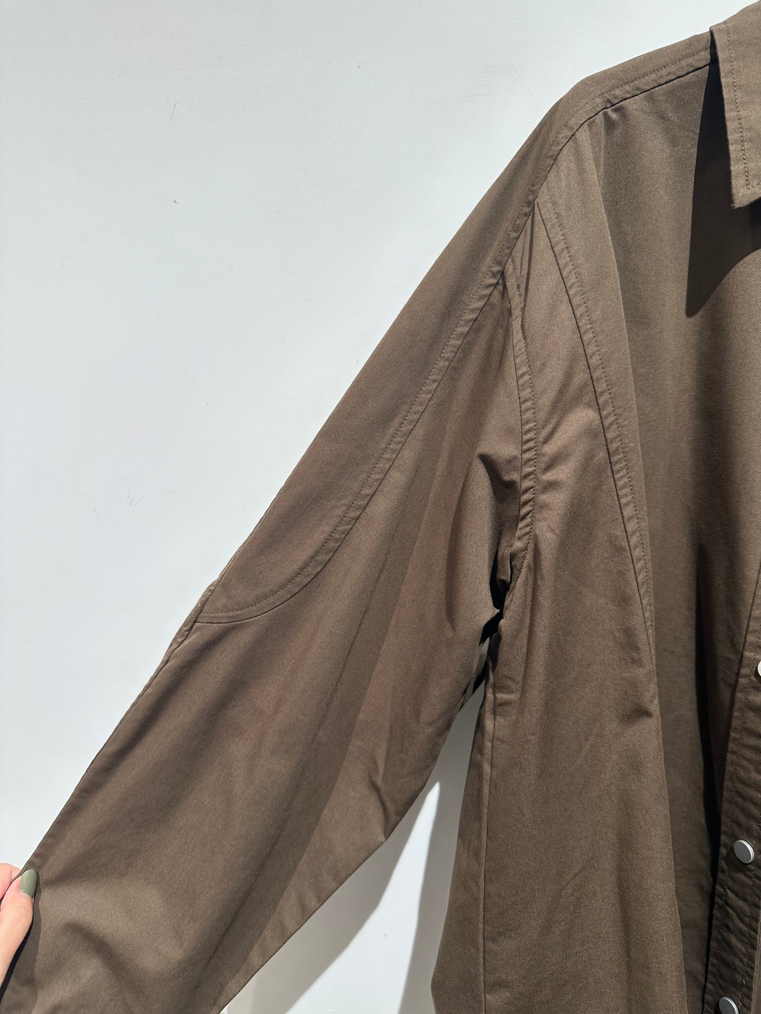 Snap Button Seam Shirt