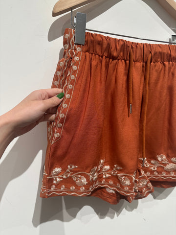 Embroidered Shorts