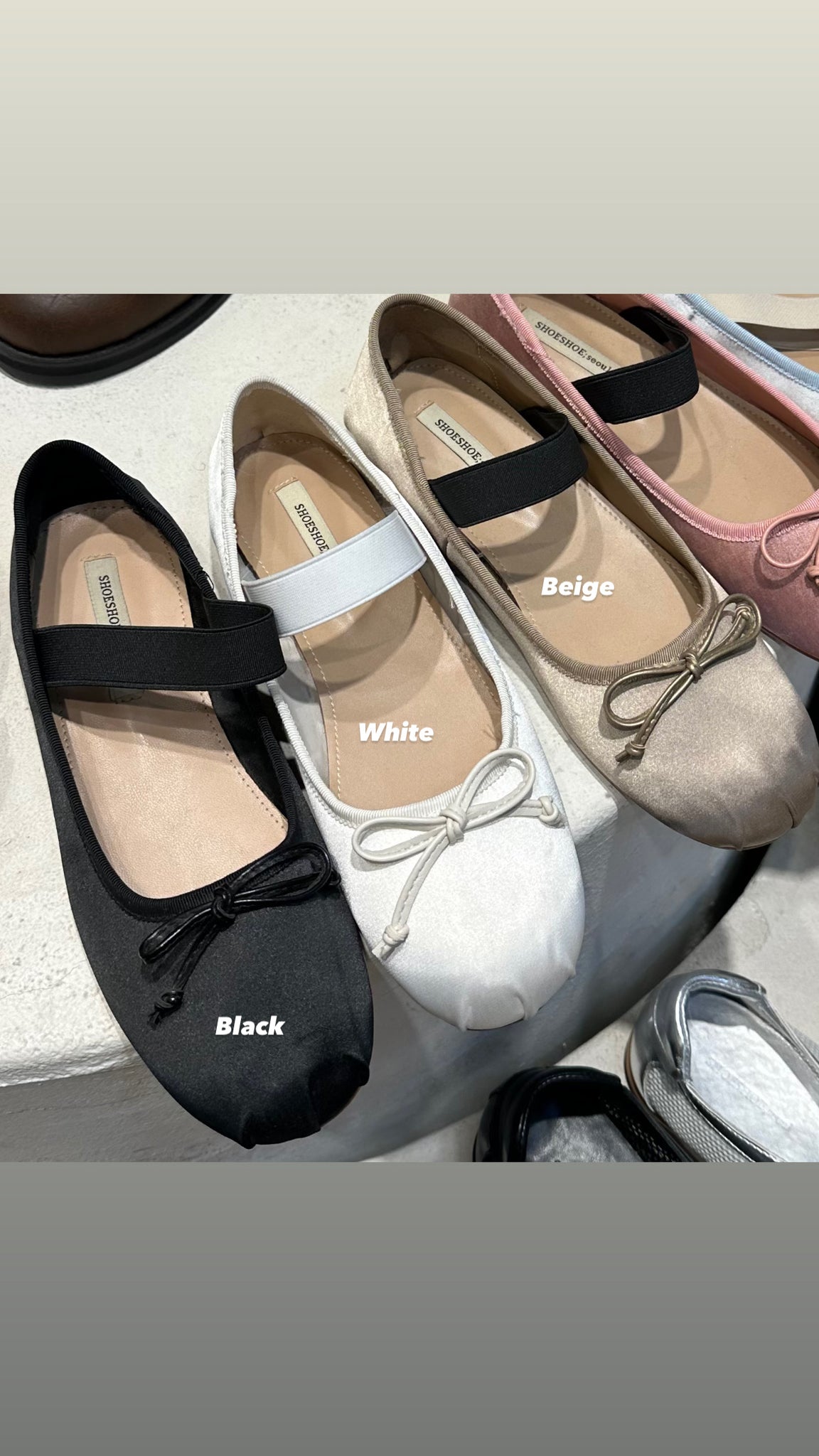 Satin Elastic Band Ballerina (28-30May 超抵價 $428，批發價$468)