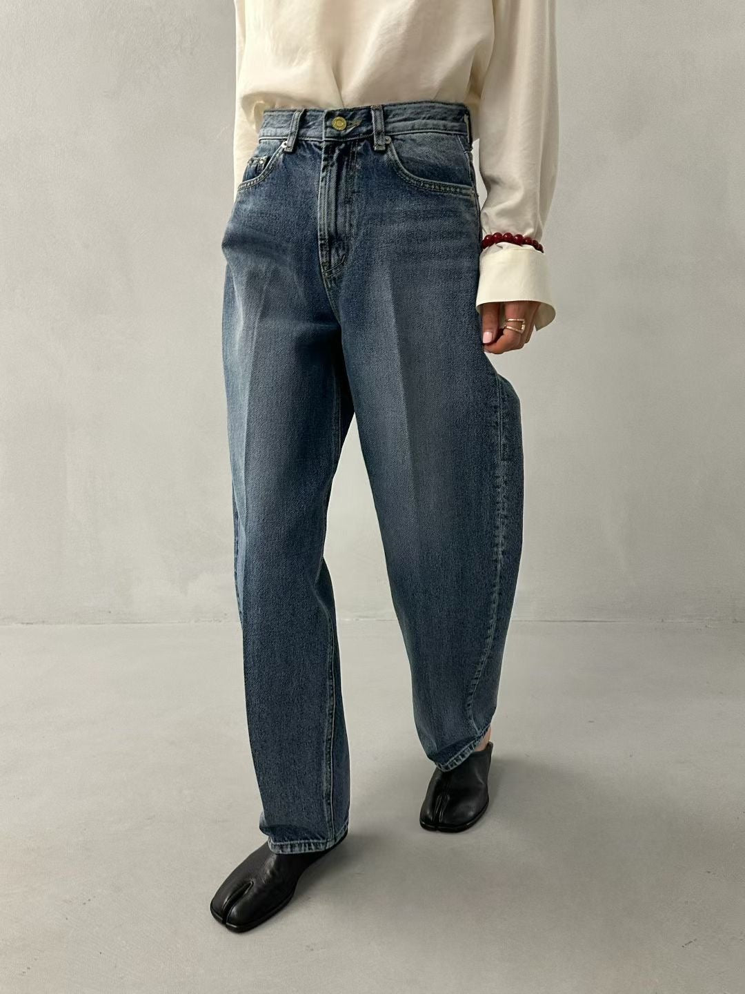 Nice Washed Barrel Jeans